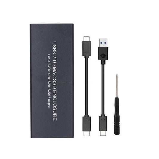 Dogfish USB3.2 to MAC SSD Enclosure, Type-C to 12+16 PIN Apple Flash AHCI SSD Adapter,for 2013-2017 MacBook Pro Retina /MacBook Air/Mac Mini/Mac Pro