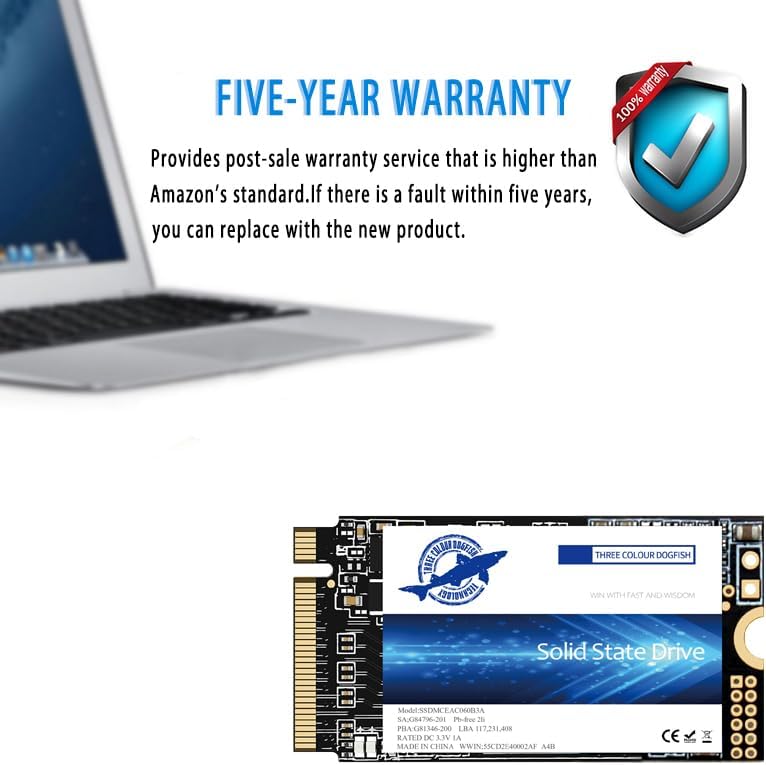 THREE COLOUR DOGFISH M.2 2242 SSD PCIe3.0