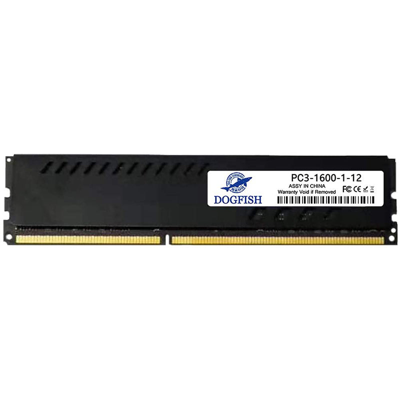 THREE COLOUR DOGFISH RAM DDR3 PC3-12800 (1600MHz) Desktop Memory 1.35V/1.5V 2GB-8GB