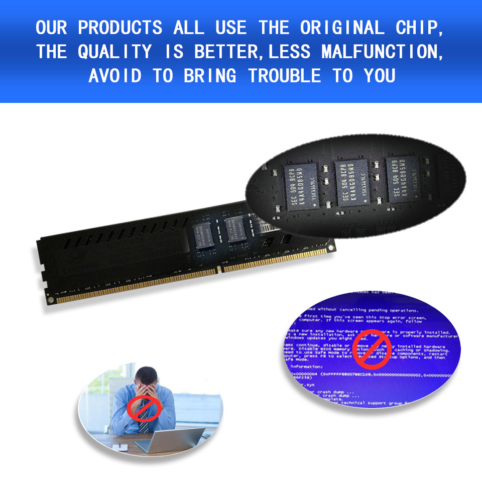 THREE COLOUR DOGFISH RAM DDR4 2400MHz (PC4-19200) Desktop PC Memory 1.2V 4GB-16GB