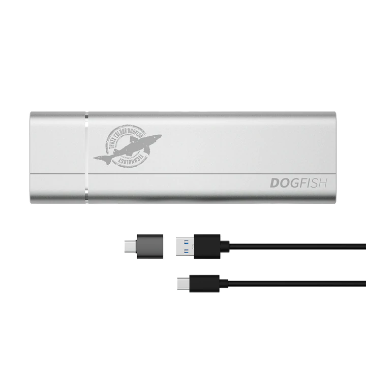 THREE COLOUR DOGFISH Portable External SSD Ngff M.2 SATA Red USB 3.1 Type C Ultra-Light