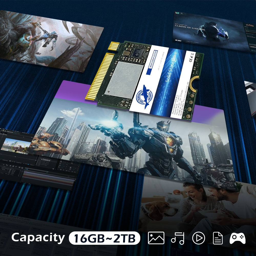 DOGFISH M.2 2230 SSD PCIe4.0 Great for Steam Deck and Microsoft Surface
