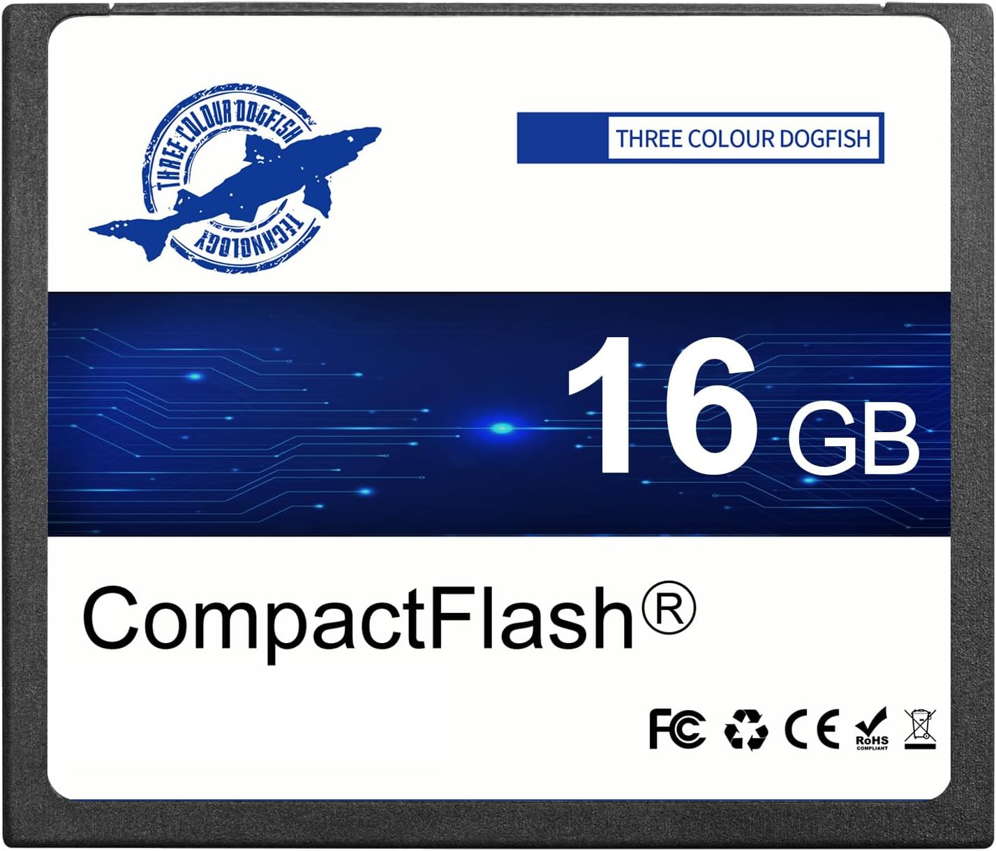 Dogfish Compact Flash Memory Card 16GB 400X CF Camera Cards FAT32 | for Professional Photographer, Videographer