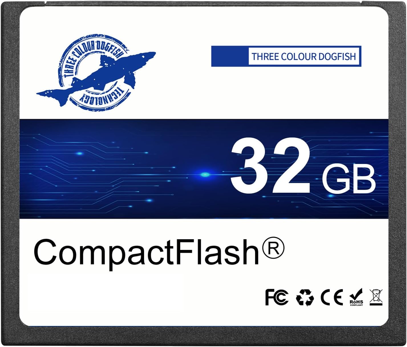 Dogfish Compact Flash Memory Card 32GB 400X CF Camera Cards FAT32 | for Professional Photographer, Videographer