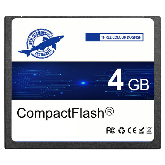 Dogfish Compact Flash Karte 4GB 133X CF Speicherkarte für Professionelle Fotografie und alte DSLR Kameras
