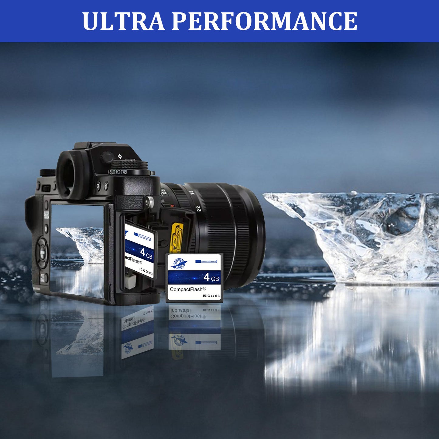 Dogfish Compact Flash Karte 4GB 10PACK 133X CF Speicherkarte für Professionelle Fotografie und alte DSLR Kameras