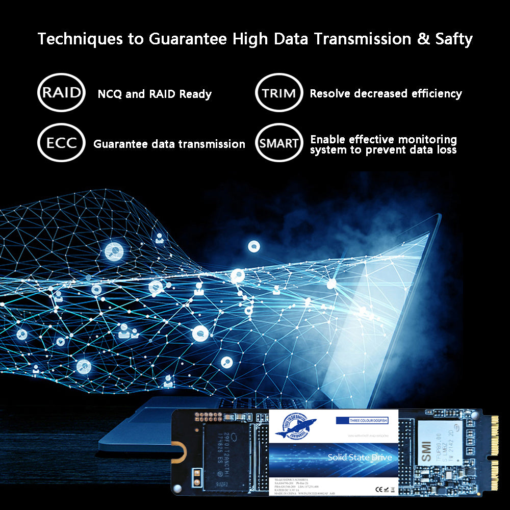 Dogfish NVMe SSD for MacBook Air A1466 A1465(2013-2017)/MacBook Pro A1398 A1502(Retina 2013-2015)/iMac A1419 A1418