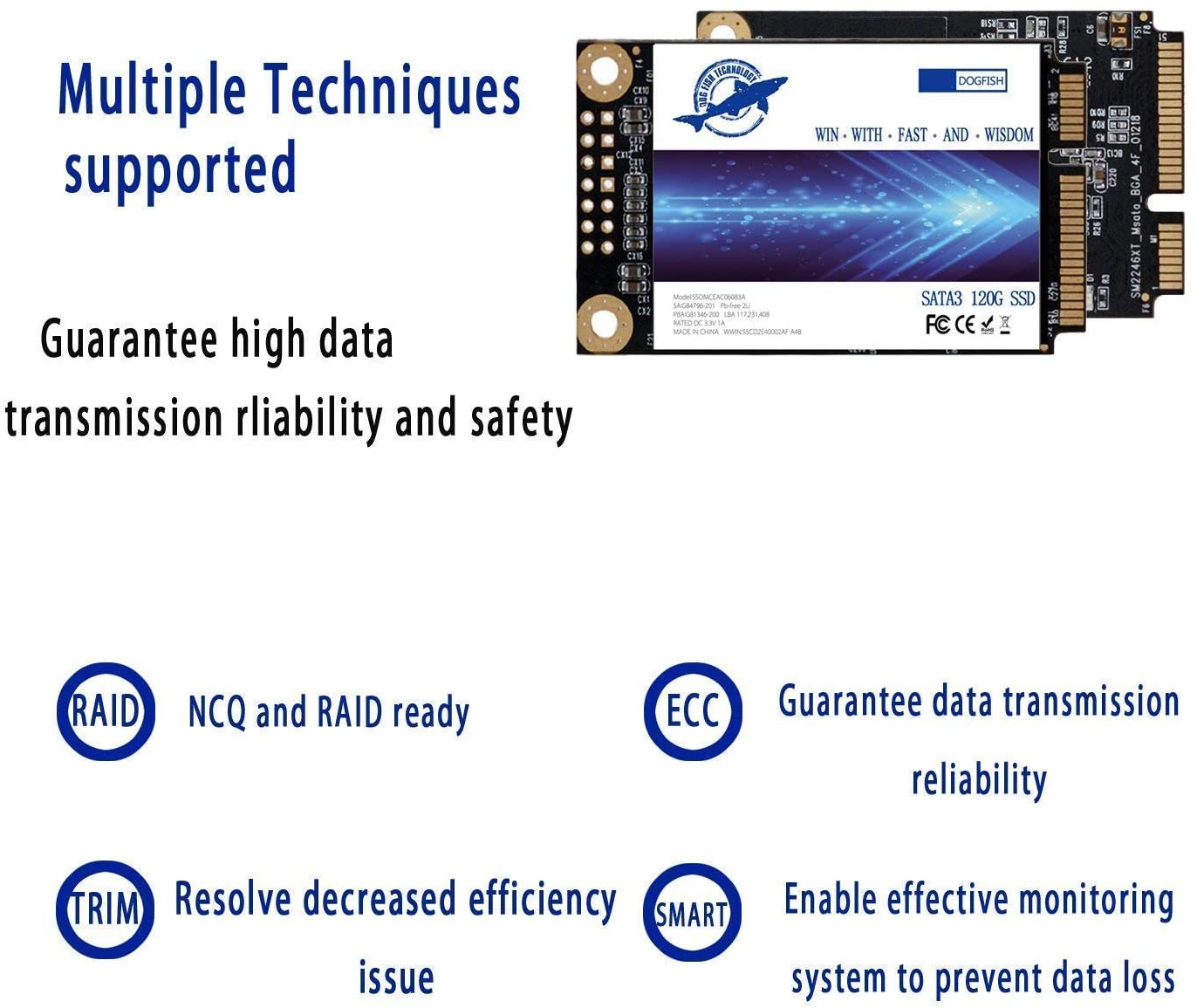 Dogfish Msata 60GB-2TB Internal State Drive Mini Sata SSD Disk – Dogfish Technology